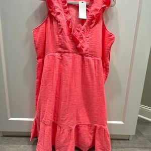 Vineyard Vines  lined coral dress